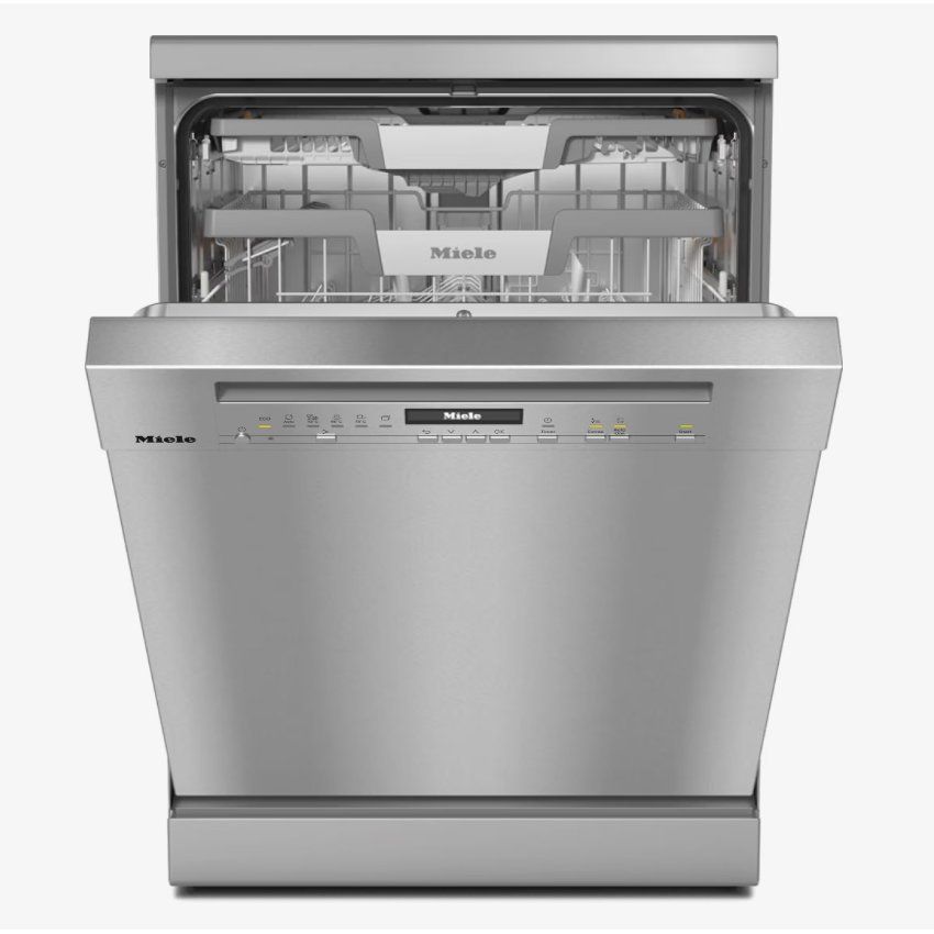MIELE AutoDos G7040 SC Full-size WiFi-enabled Dishwasher - Clean Steel, Silver/Grey - Image 1