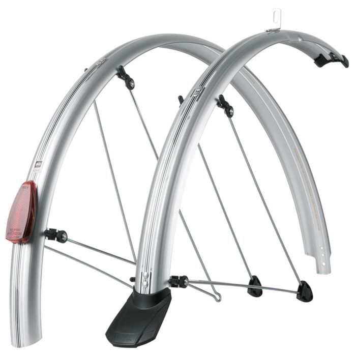 SKS Chromoplastic Mudguards - Silver, 700c, 35mm - Image 1