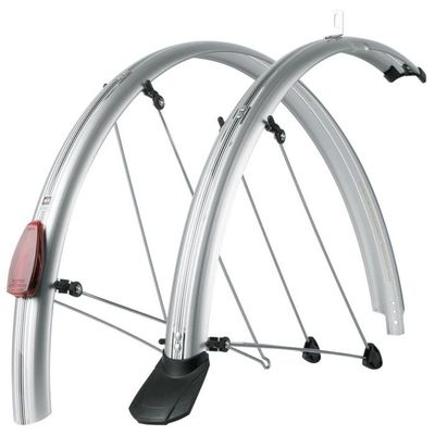 SKS Chromoplastic Mudguards - Silver, 700c, 35mm