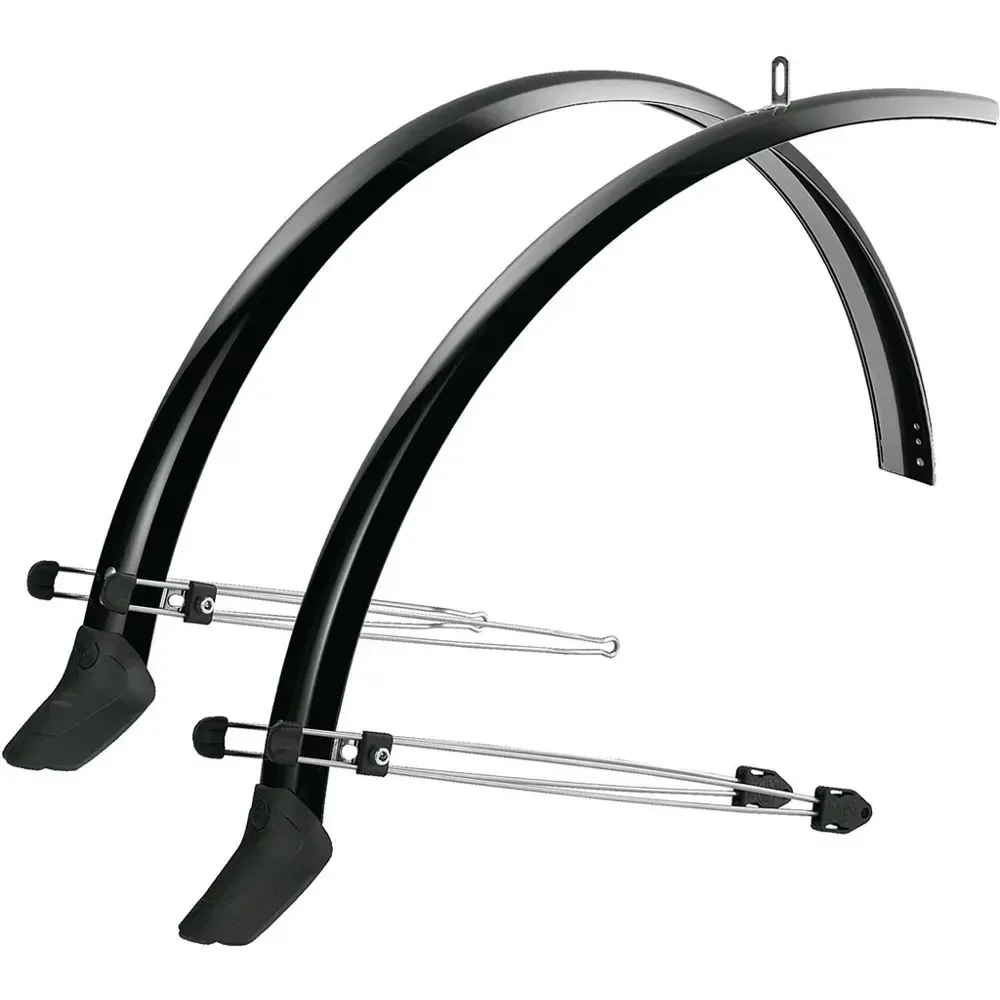 SKS Commuter Mudguard Set with Spoiler Black - Image 1