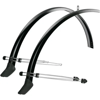SKS Commuter Mudguard Set with Spoiler Black