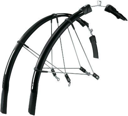SKS Race Blade Long Mudguards - Black - Fit 18-25mm Tyres