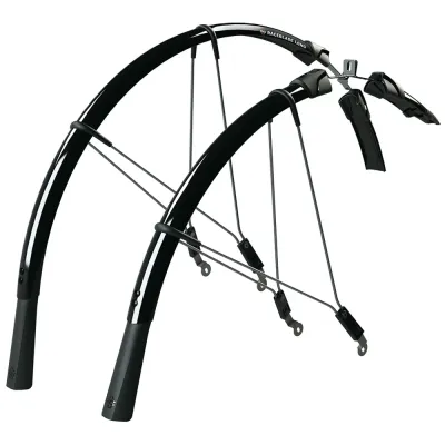 SKS Race Blade Long Mudguards - Black - Fit 18-25mm Tyres - Thumbnail 2