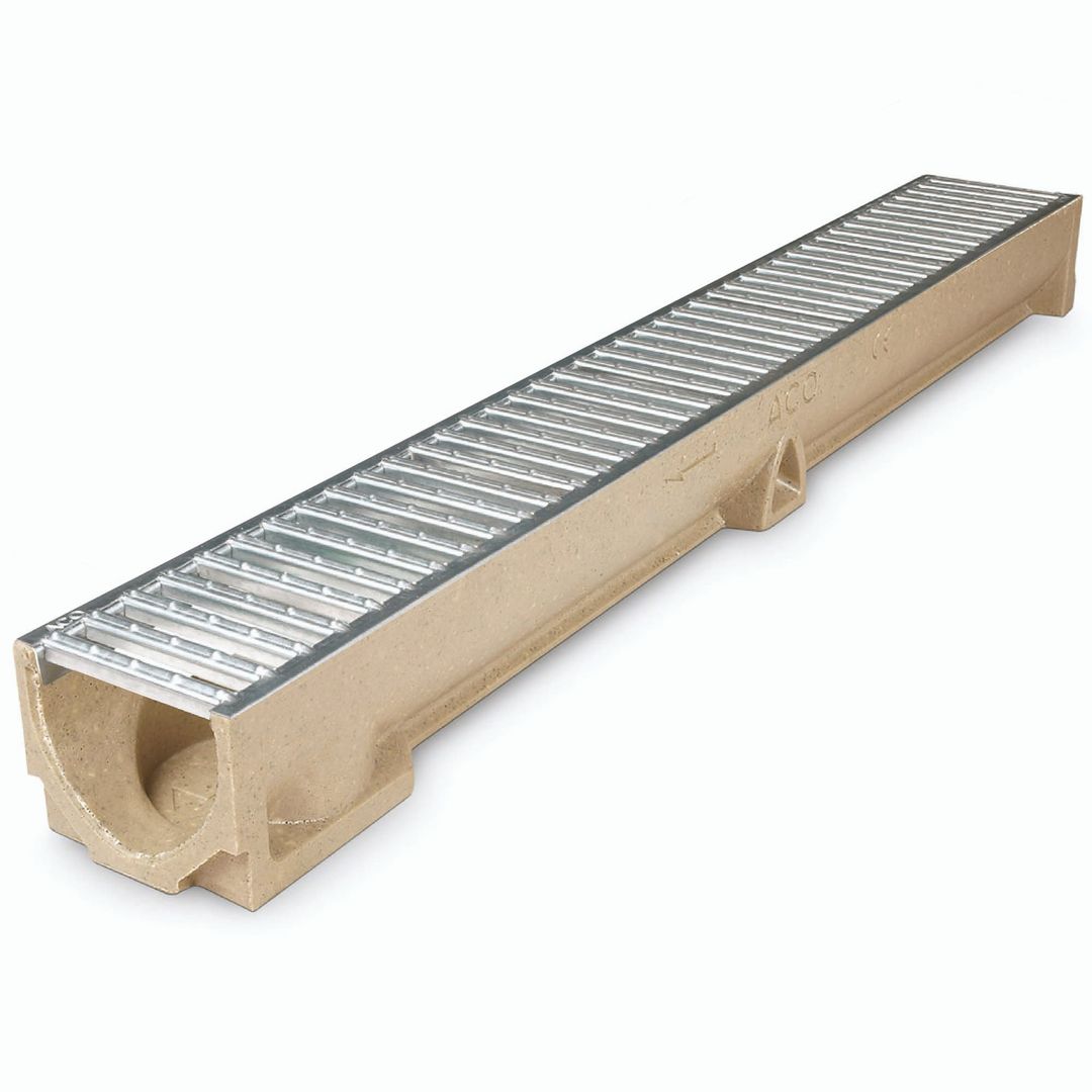 ACO RainDrain Galvanised Steel Grate 1000Mm A15 - Image 1