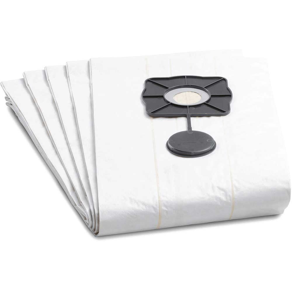 Karcher Class L Wet Filter Dust Bags for NT 27/1 and 35/1 Vacuum Cleaners Pack of 5 - Image 1