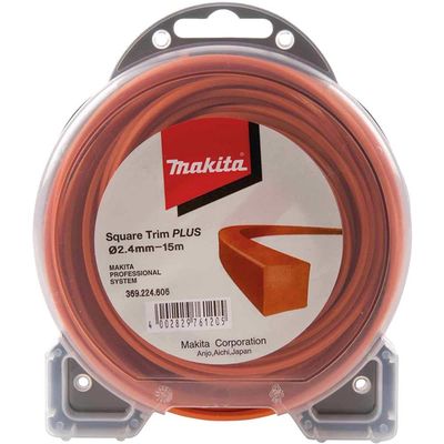 Makita Nylon Square Trimmer Line 2.4mm 15m