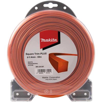 Makita Nylon Square Trimmer Line 2.4mm 69m