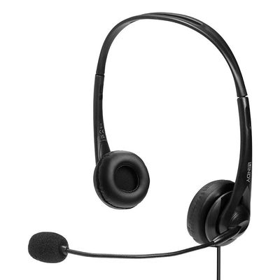 Lindy 3.5mm and USB Type C Headset with In-Line Control - Thumbnail 2