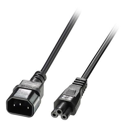Lindy 2m C5 to C14 Mains Cable. lead free
