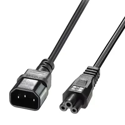 Lindy 5m C5 to C14 Mains Cable. lead free - Thumbnail 2