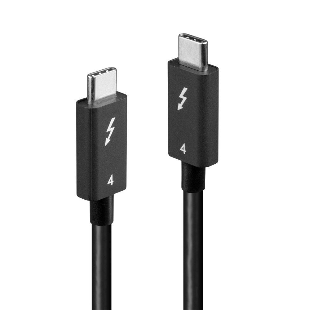 Lindy 1m Thunderbolt 4 Cable, 40Gbps, passive - Image 1