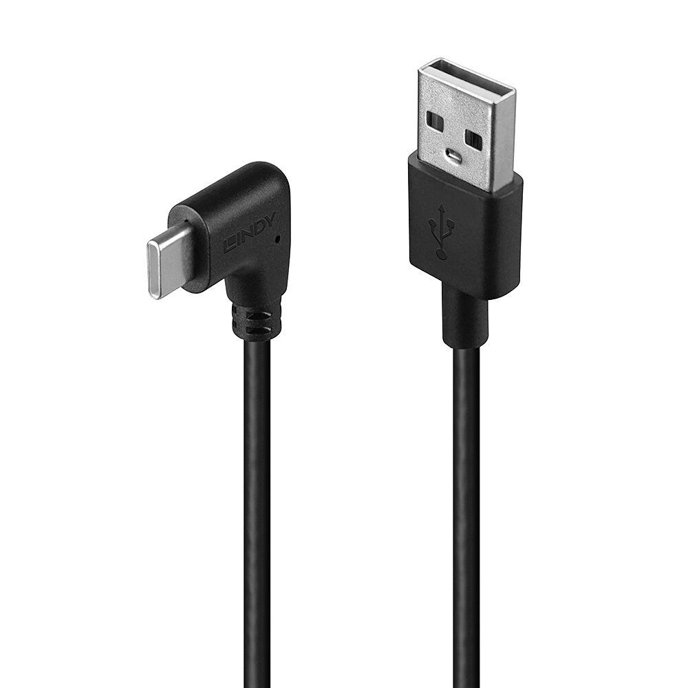 Lindy 32000 USB cable USB 2.0 0.5 m USB A USB C Black - Image 1