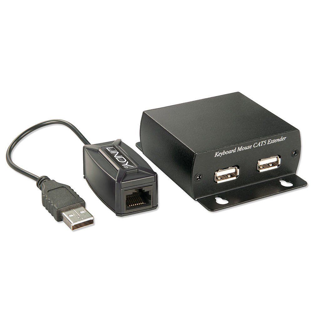 Lindy 300m USB Cat.6 Extender HID - Image 1