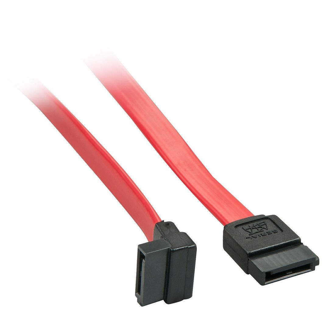 Lindy 0.5m Internal SATA III cable. 90° - Image 1