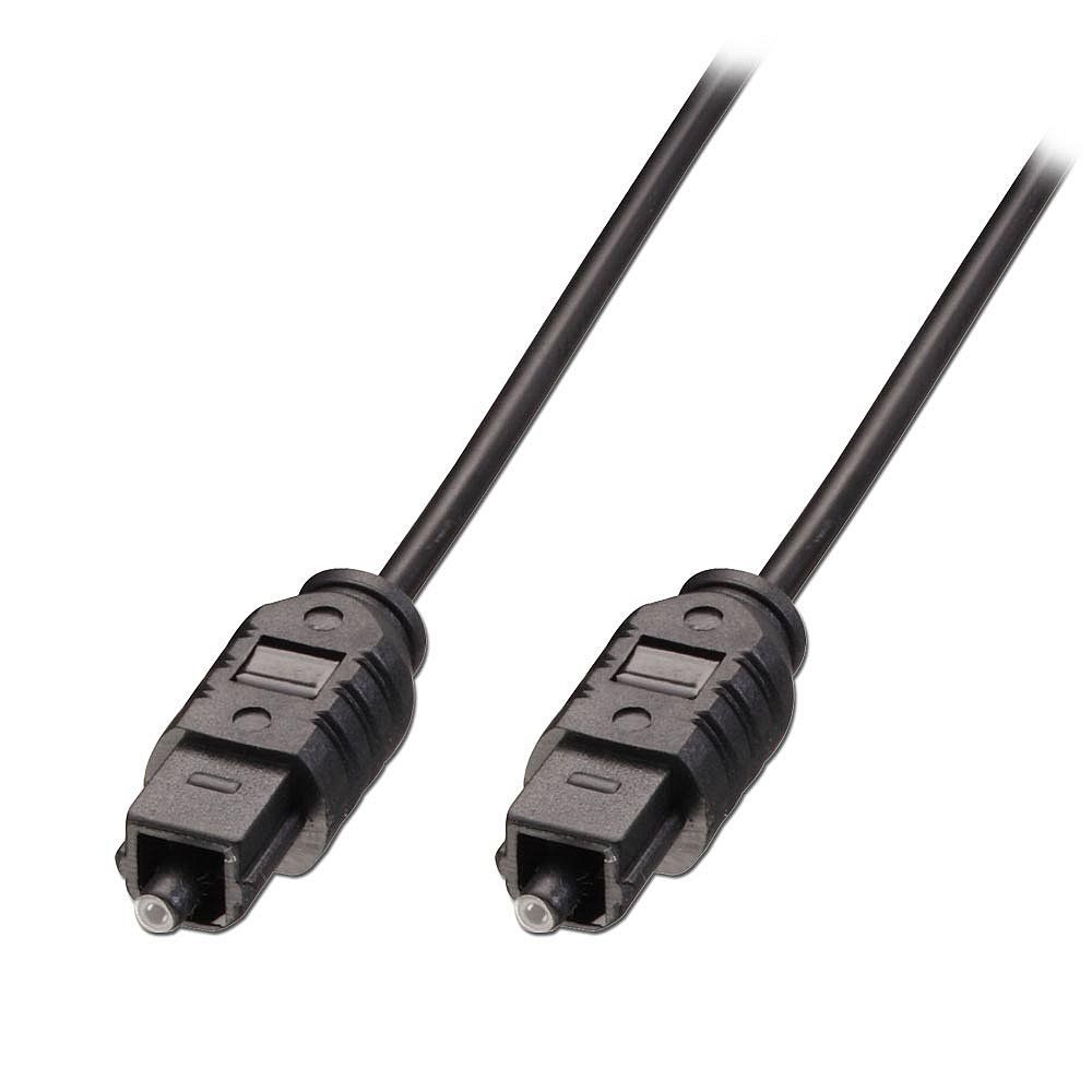 Lindy 0.5m TosLink SPDIF Digital Optical Cable - Image 1