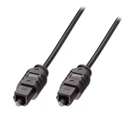 Lindy 0.5m TosLink SPDIF Digital Optical Cable - Thumbnail 2