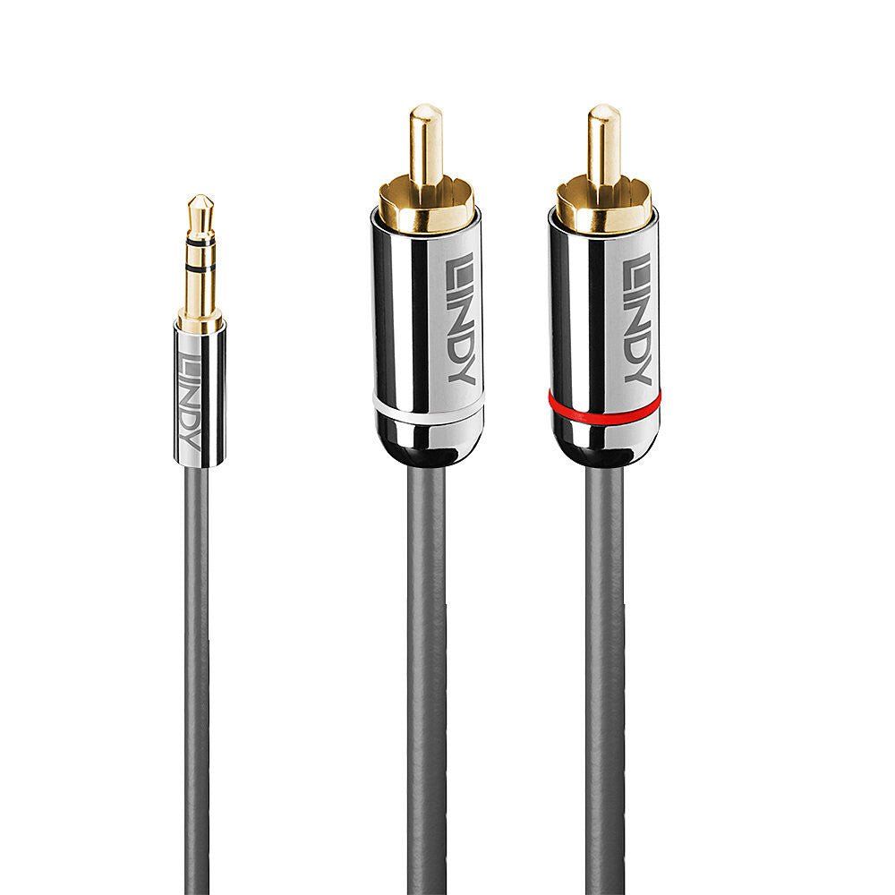 Lindy 5m 3.5mm to Phono Audio Cable. Cromo Line - Image 1