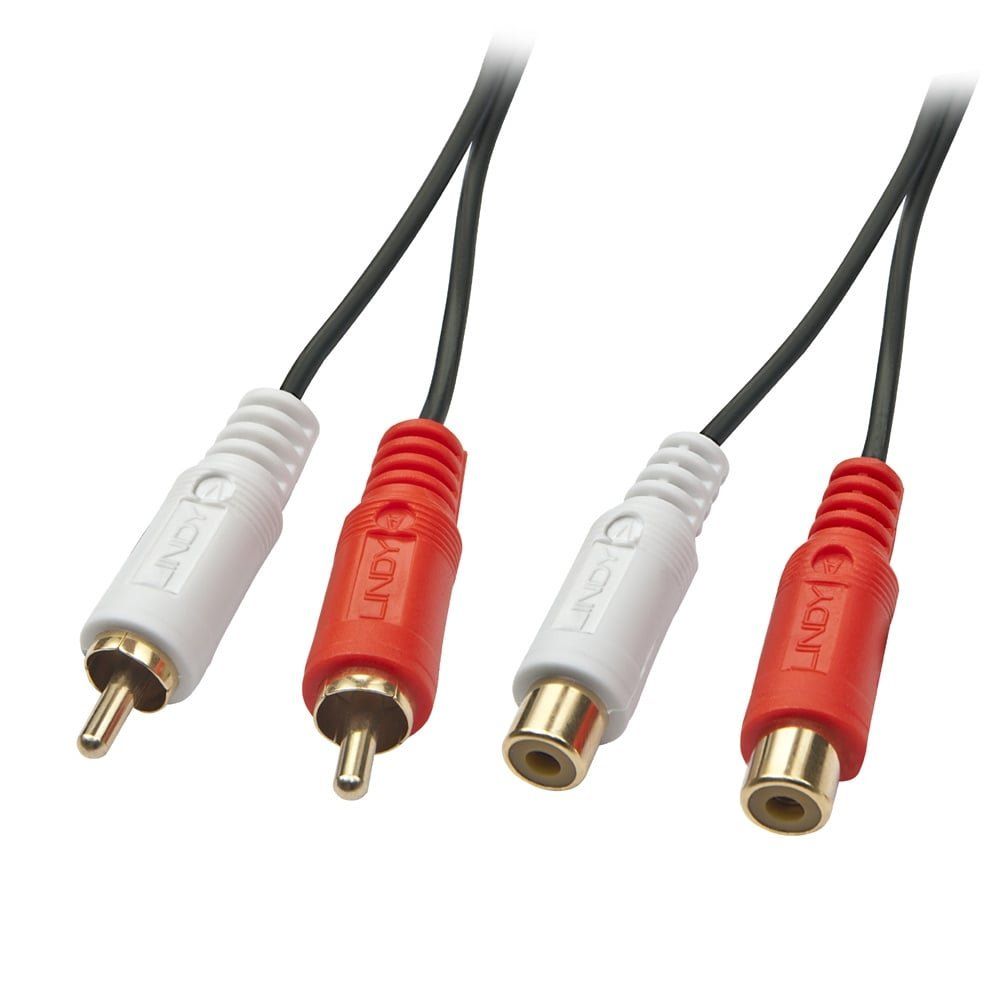 Lindy 3m Premium Phono To Phono Extension Cable - Image 1