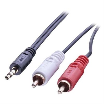 Lindy 3m Premium Phono To 3.5mm Cable