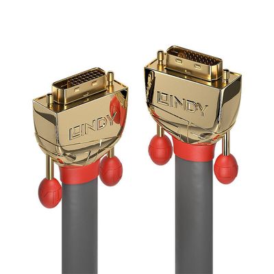 Lindy 20m DVI-D Dual Link Cable. Gold Line