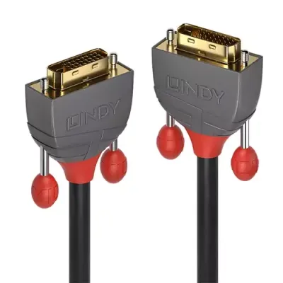 Lindy 15m DVI-D Dual Link Cable, Anthra Line - Thumbnail 2