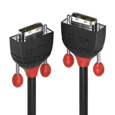 Lindy 3m DVI-D Single Link Cable, Black Line - Thumbnail 2