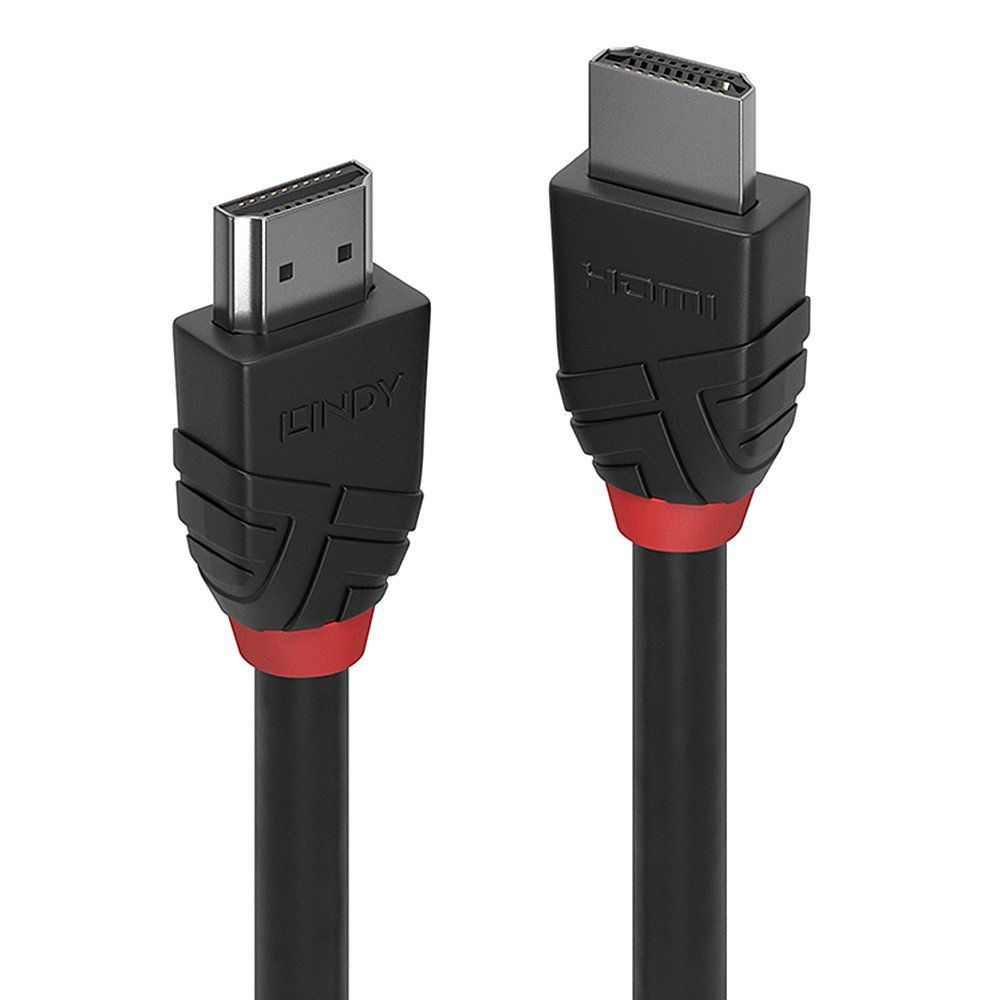 Lindy 1m High Speed HDMI Cable, Black Line - Image 1