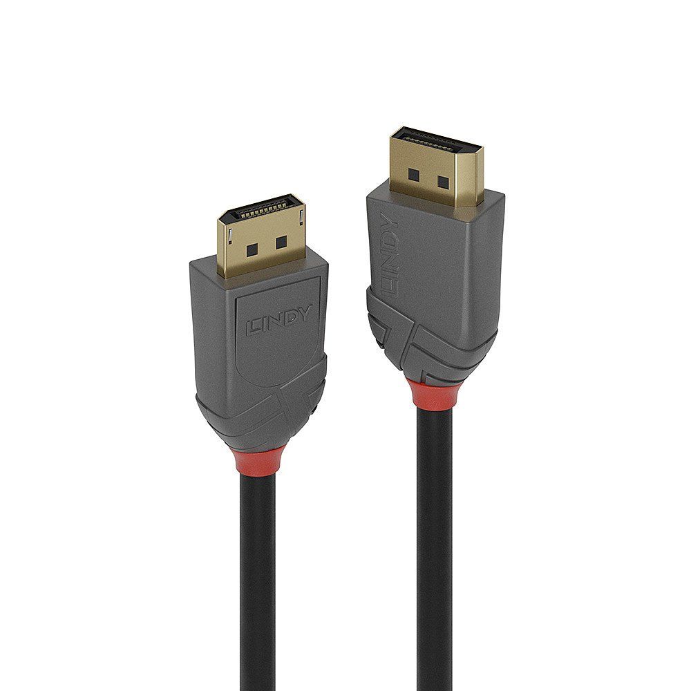 Lindy 1m DisplayPort 1.4 Cable, Anthra Line - Image 1