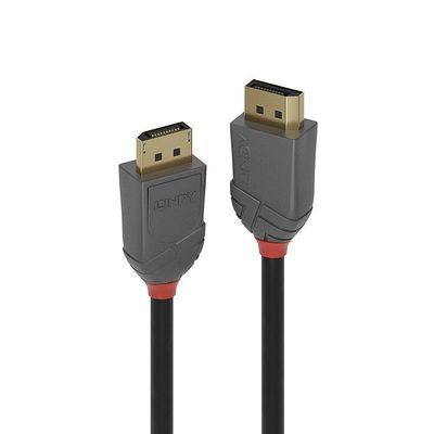 Lindy 10m DisplayPort 1.2 Cable. Anthra Line