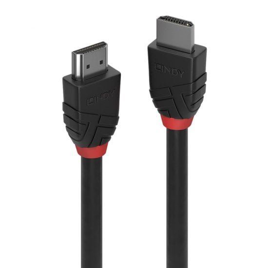 Lindy 1m 8K60Hz HDMI Cable, Black Line - Image 1