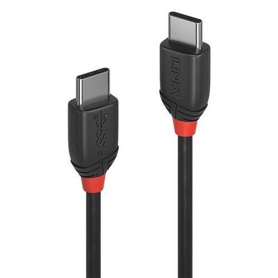Lindy 1.5m USB 3.2 Type C to C Cable 20Gbps Black Line