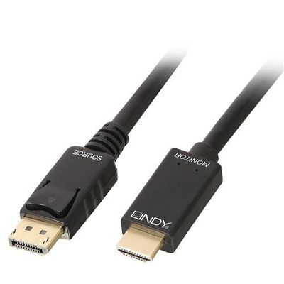 Lindy 1m DisplayPort to HDMI 10.2G Cable