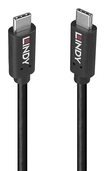 Lindy 36975 USB cable USB 3.2 Gen 2x2 1.5 m USB C Black - Image 1