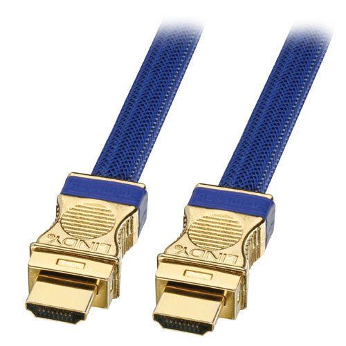Lindy 2m Gold HDMI cable HDMI Type A (Standard) Blue - Image 1