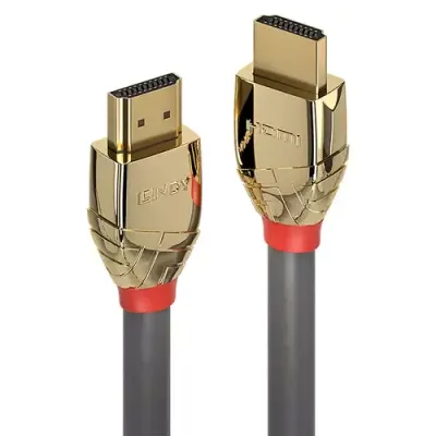 Lindy 1m High Speed HDMI Cable, Gold Line - Thumbnail 2