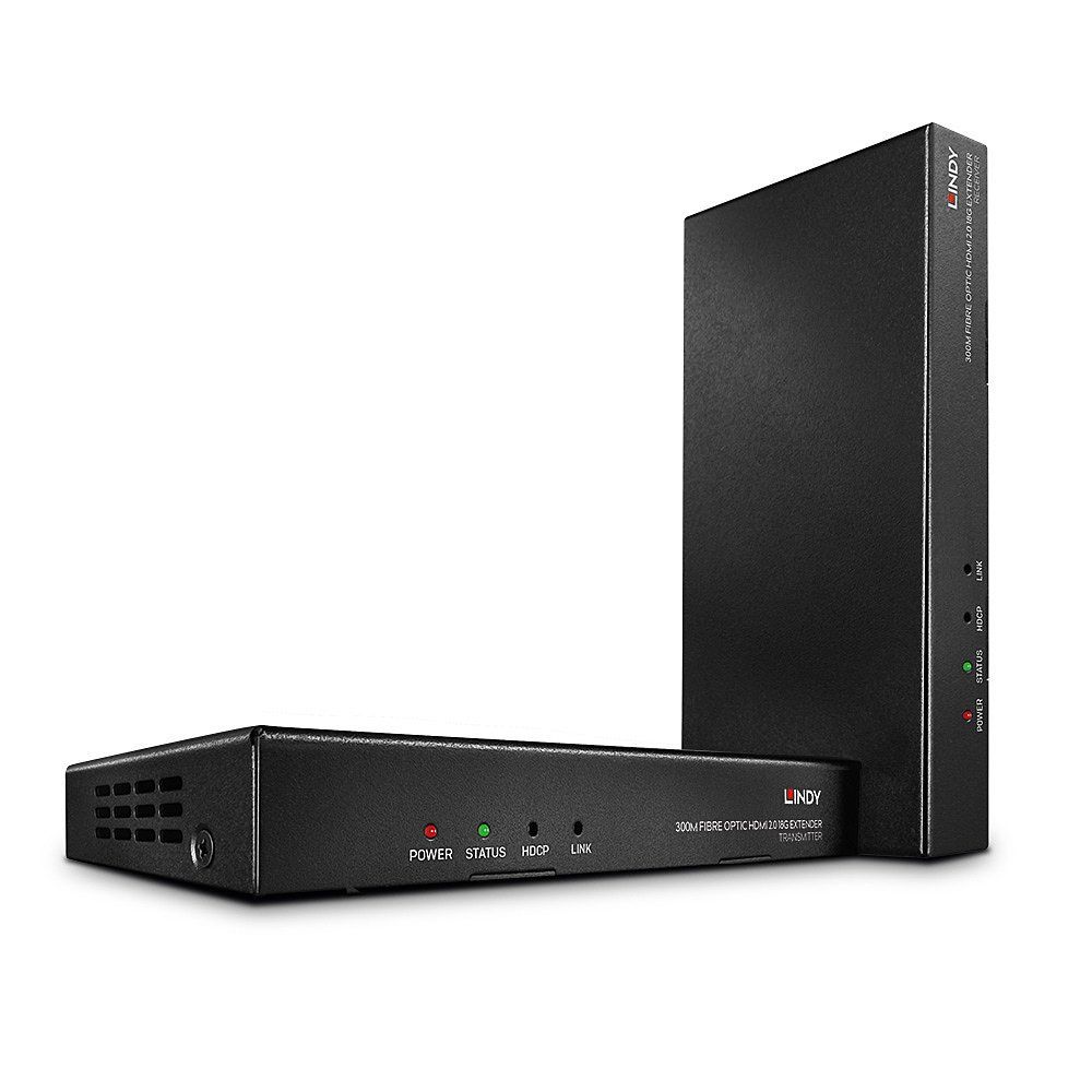 Lindy 300m Fibre Optic HDMI 18G & IR Extender - Image 1