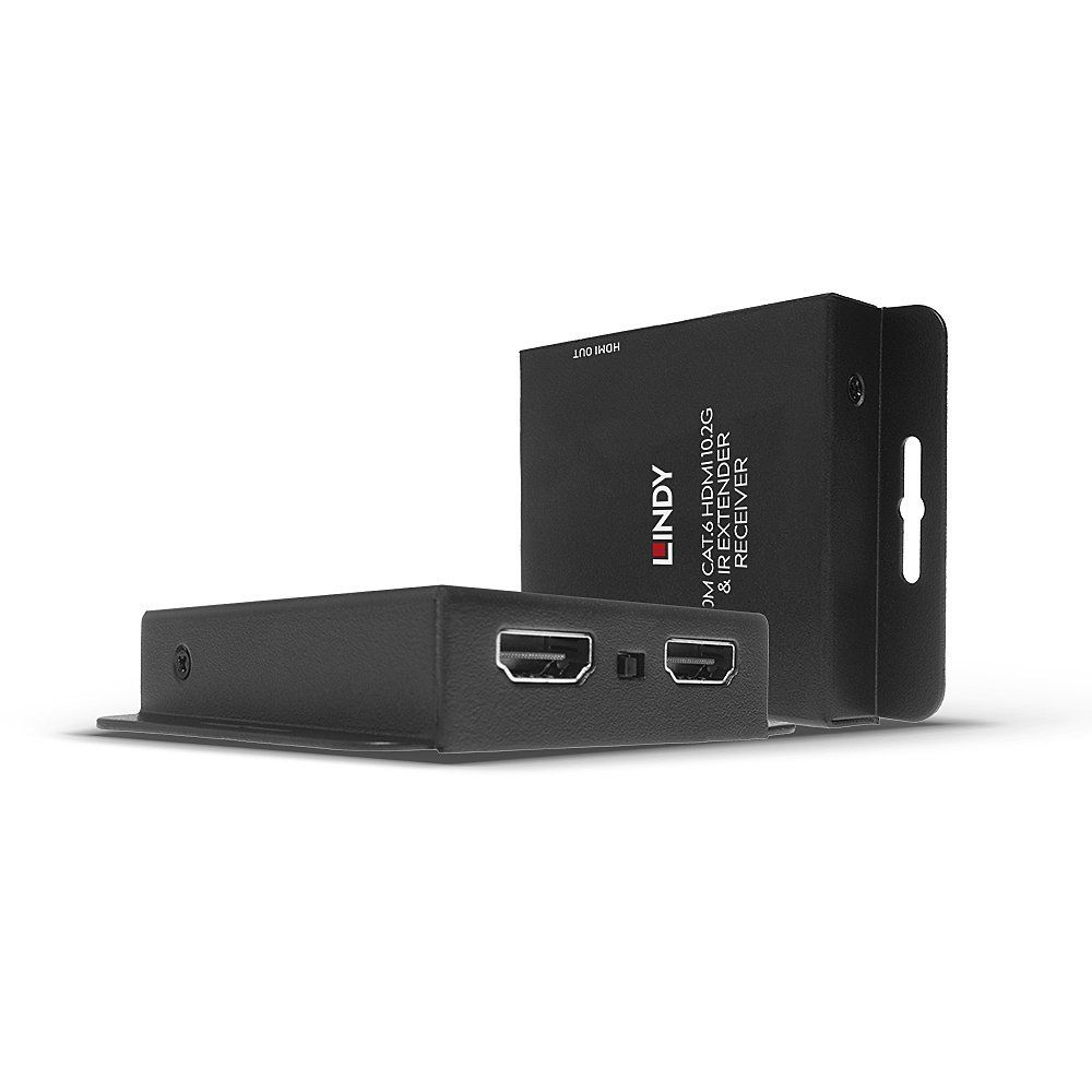 Lindy 70m Cat.6 HDMI 4K30 and IR Extender with PoC and Loop Out - Image 1