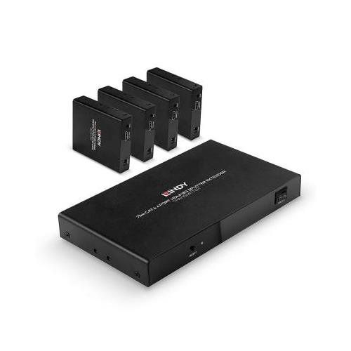Lindy 70m Cat.6 4 Port HDMI 4K60 Splitter Extender - Image 1