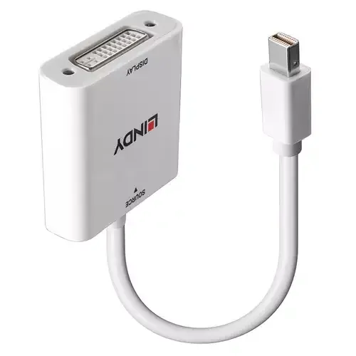 Lindy Mini DisplayPort to DVI Converter - Image 1