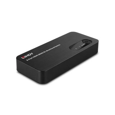 Lindy 2 Port HDMI 8K60 Bi-Directional Switch
