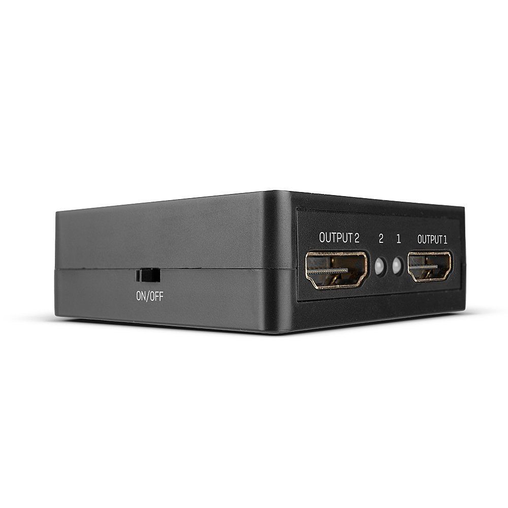 Lindy 2 Port HDMI 18G Splitter, Compact - Image 1