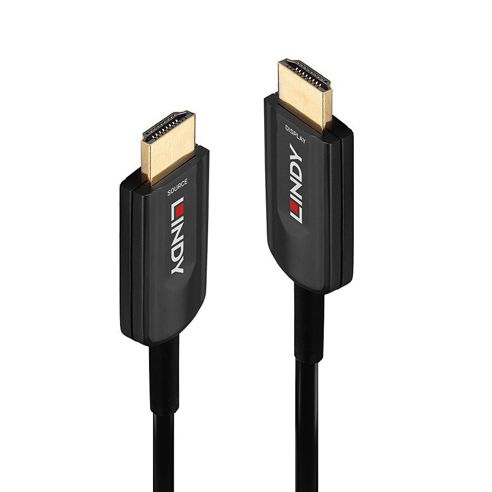 Lindy 20m Fibre Optic Hybrid Ultra High Speed HDMI Cable - Image 1