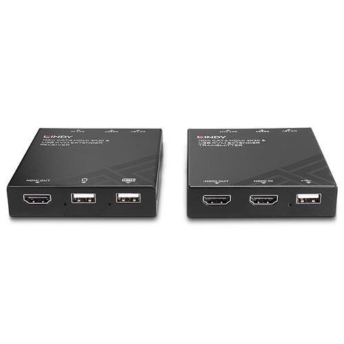 Lindy 120m Cat.6 HDMI and USB KVM Extender - Image 1