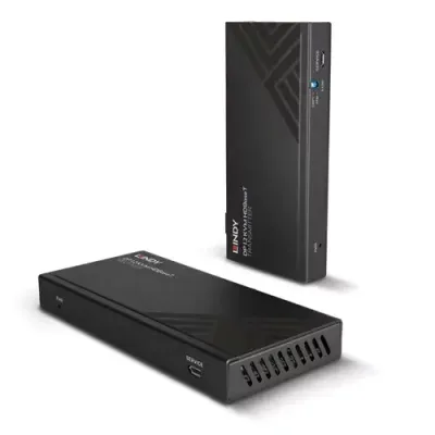 Lindy 150m Cat.6 DisplayPort 1.2 USB IR and RS-232 HDBaseT KVM Extender - Thumbnail 2