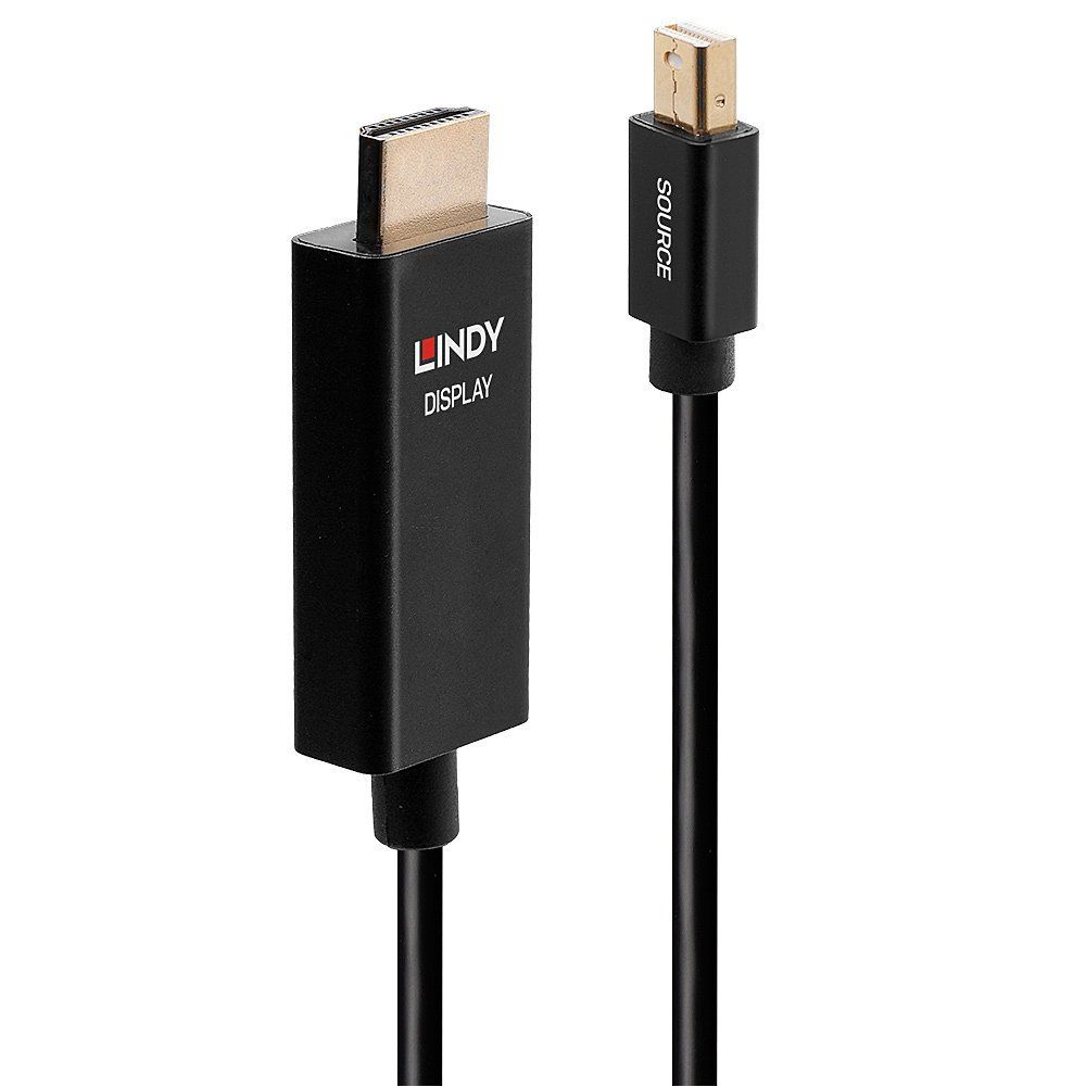 Lindy 2m Active Mini DisplayPort to HDMI Cable with HDR - Image 1