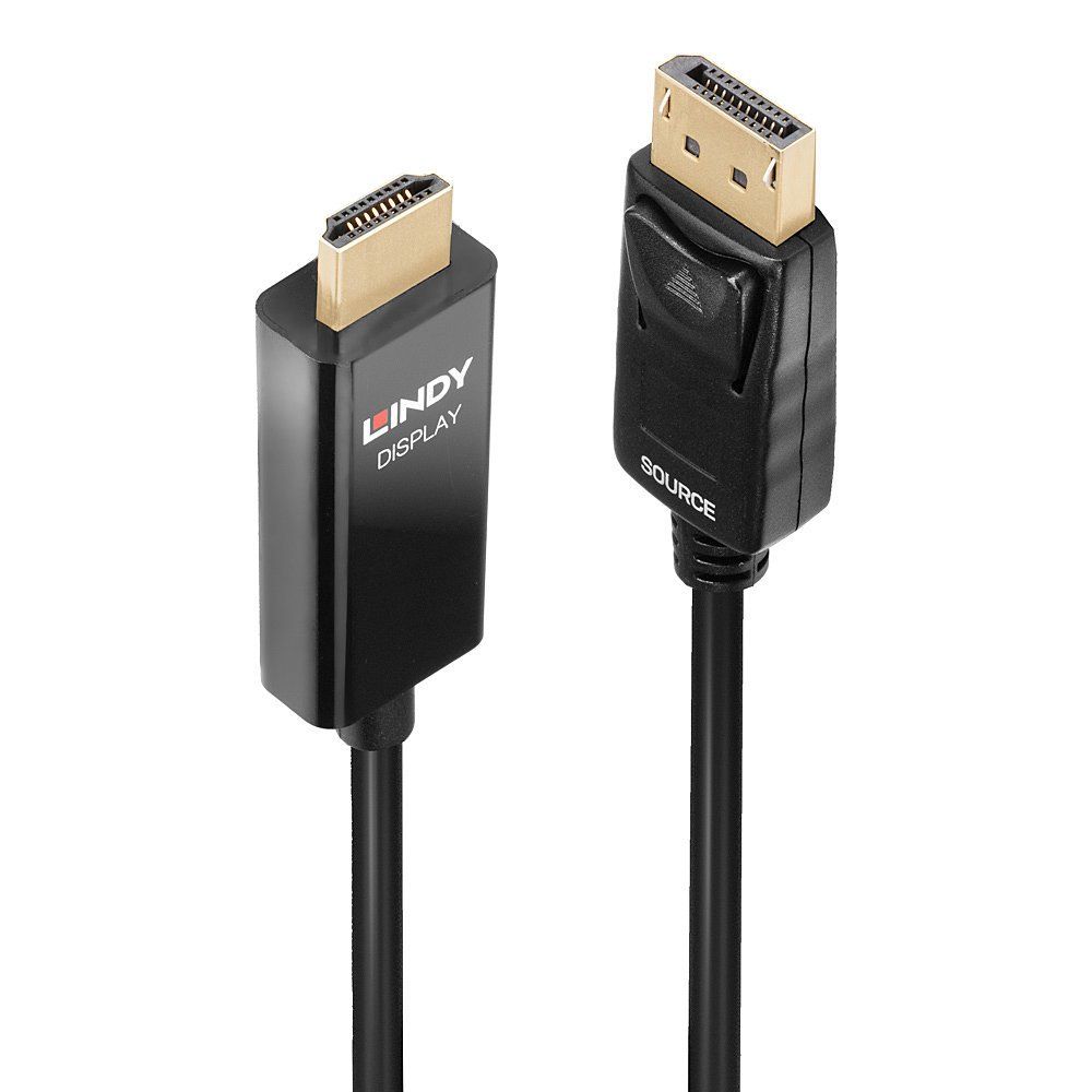 Lindy 2m Active DisplayPort to HDMI Cable with HDR - Image 1