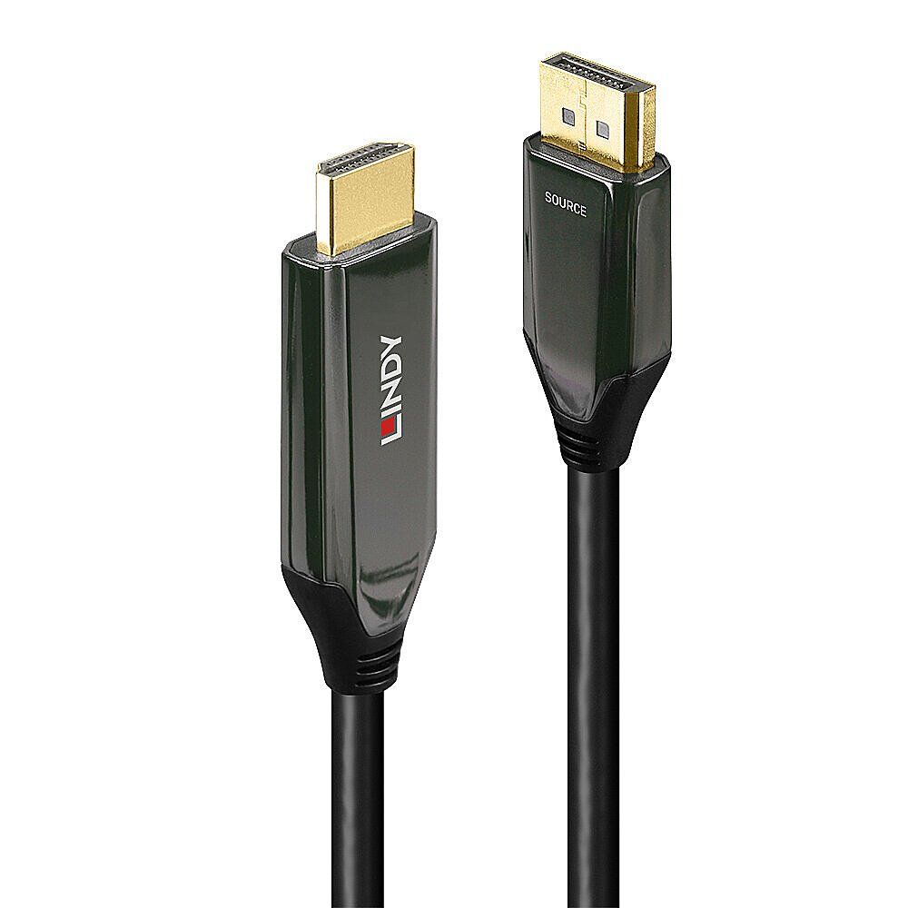 Lindy 1m Active DisplayPort 1.4 to HDMI 8K60 Cable - Image 1