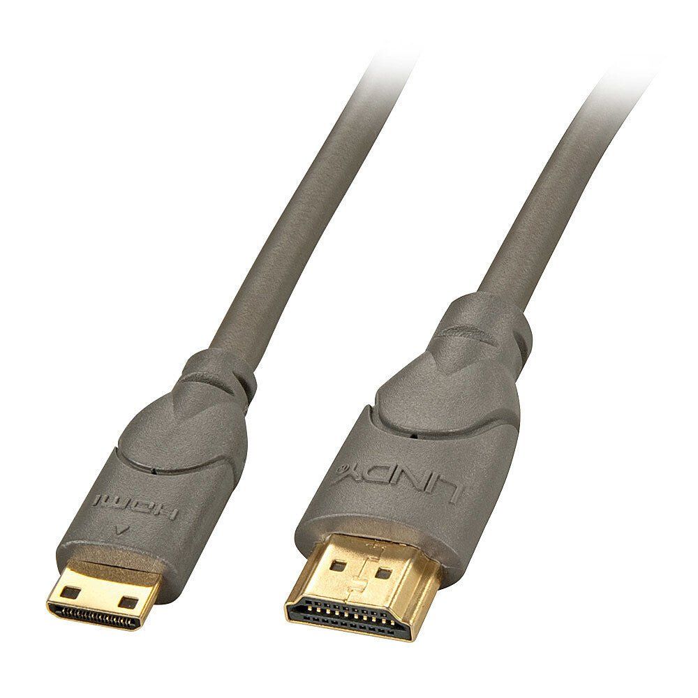 Lindy 0.5m Premium HDMI to Mini HDMI Cable Anthra - Image 1