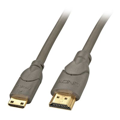 Lindy 0.5m Premium HDMI to Mini HDMI Cable Anthra