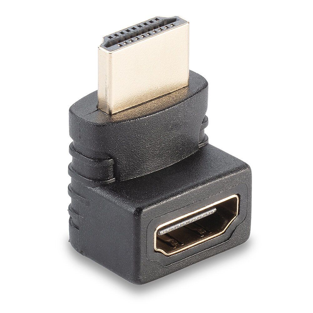 Lindy HDMI Female to HDMI Male 90 Degree Right Angle Adapter - Up - Image 1